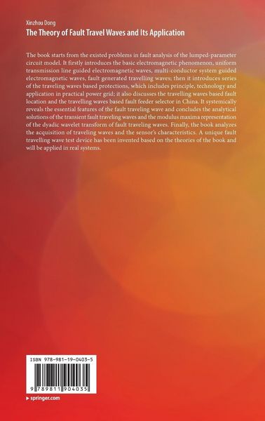 Produktbild: The Theory of Fault Travel Waves and Its Application