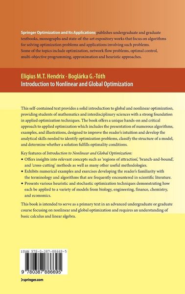 Produktbild: Introduction to Nonlinear and Global Optimization