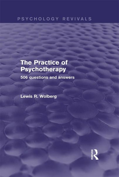 Produktbild: The Practice of Psychotherapy (Psychology Revivals)