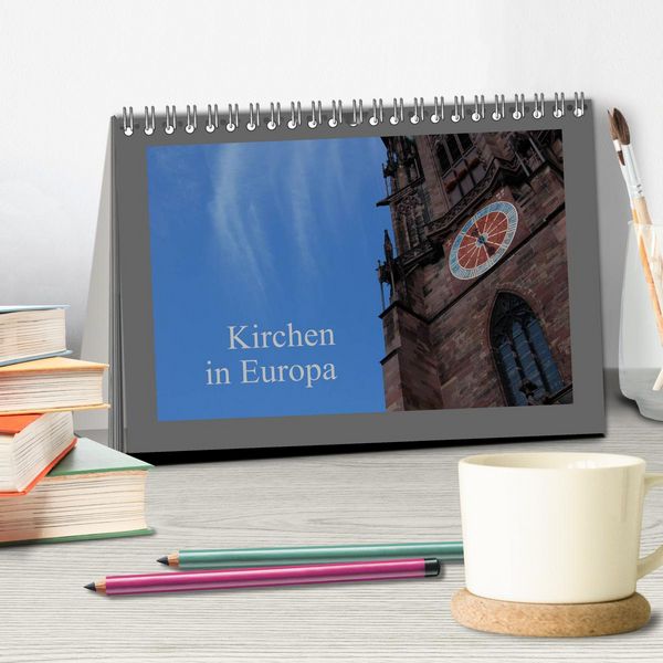 Produktbild: Kirchen in Europa (Tischkalender 2026 DIN A5 quer), CALVENDO Monatskalender