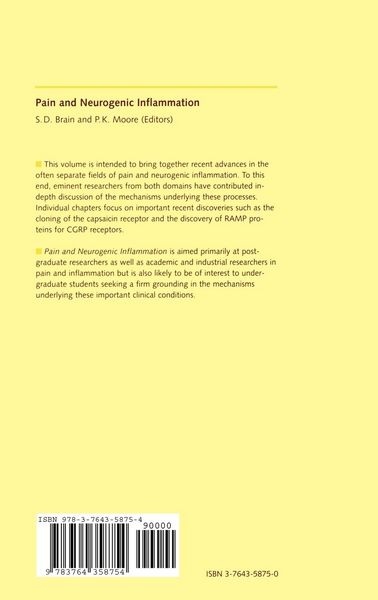 Produktbild: Pain and Neurogenic Inflammation