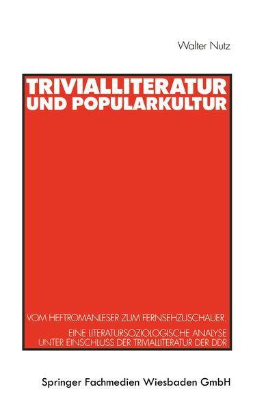 Produktbild: Trivialliteratur und Popularkultur