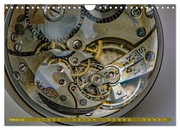 Produktbild: Taschenuhren (Wandkalender 2026 DIN A4 quer), CALVENDO Monatskalender