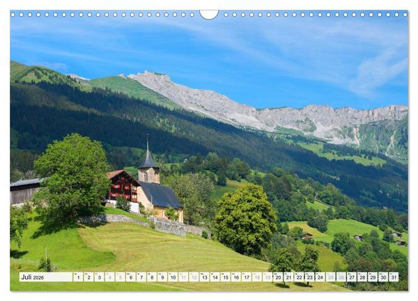 Produktbild: Graub&uuml;ndner Landschaften (Wandkalender 2026 DIN A3 quer), CALVENDO Monatskalender