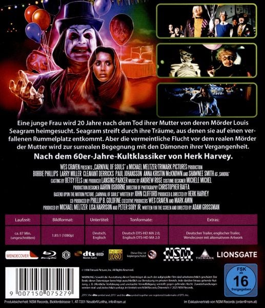 Produktbild: Wes Craven's Carnival of Souls (uncut)