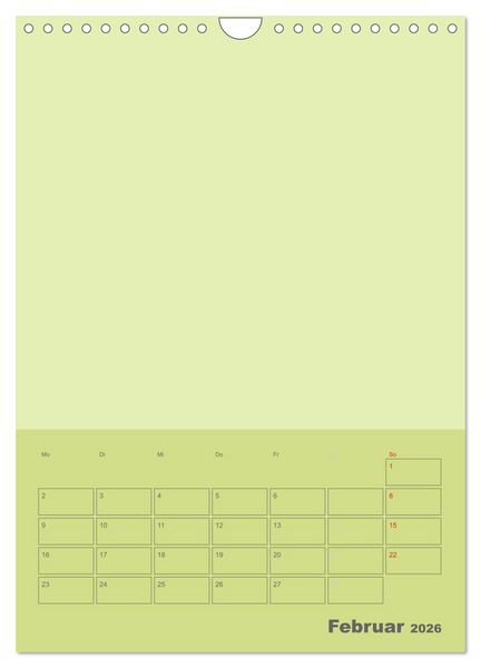 Produktbild: Bastel Terminkalender (Wandkalender 2026 DIN A4 hoch), CALVENDO Monatskalender