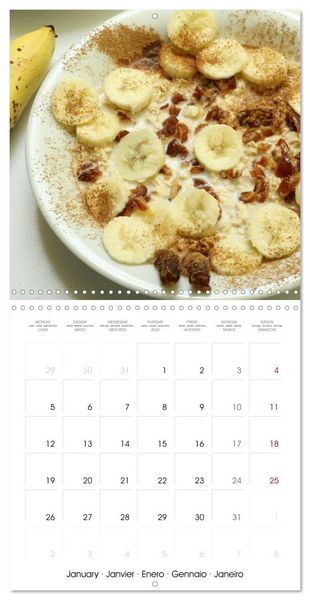 Produktbild: SWEET OATMEAL (Wall Calendar 2026 12 &times; 12 Inch) CALVENDO 12 Month Wall Calendar
