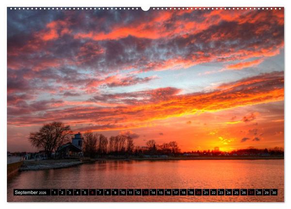 Produktbild: Vorpommern zwichen Tag und Nacht (hochwertiger Premium Wandkalender 2026 DIN A2 quer), Kunstdruck in Hochglanz