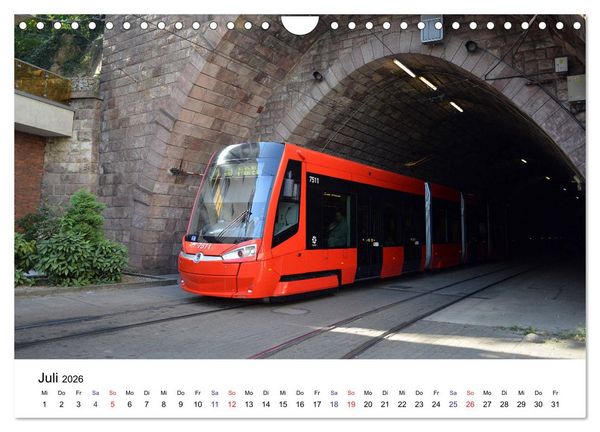 Produktbild: Stra&szlig;enbahnen in Europa (Wandkalender 2026 DIN A4 quer), CALVENDO Monatskalender