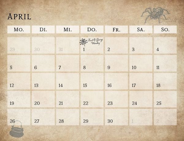 Produktbild: Der inoffizielle K&uuml;chenkalender f&uuml;r Harry Potter Fans 2027