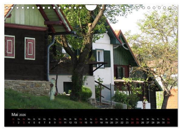 Produktbild: Weinidylle im S&uuml;dburgenland (Wandkalender 2026 DIN A4 quer), CALVENDO Monatskalender