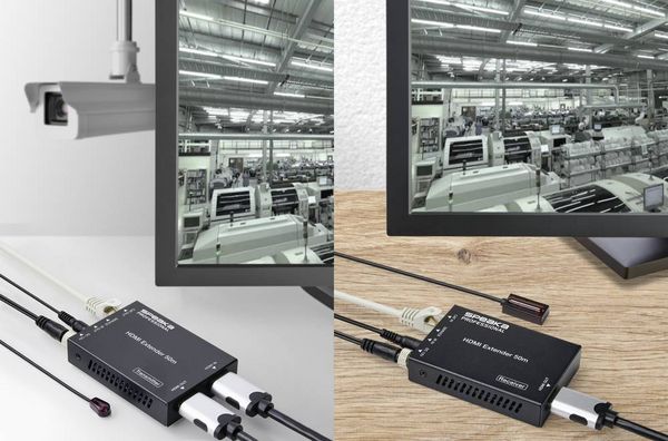 Produktbild: SpeaKa Professional SP-HDE-310 HDMI&reg; HDMI Extender &uuml;ber Netzwerkkabel RJ45 50m