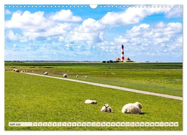 Produktbild: Der sch&ouml;ne Norden Deutschlands (Wandkalender 2026 DIN A3 quer), CALVENDO Monatskalender