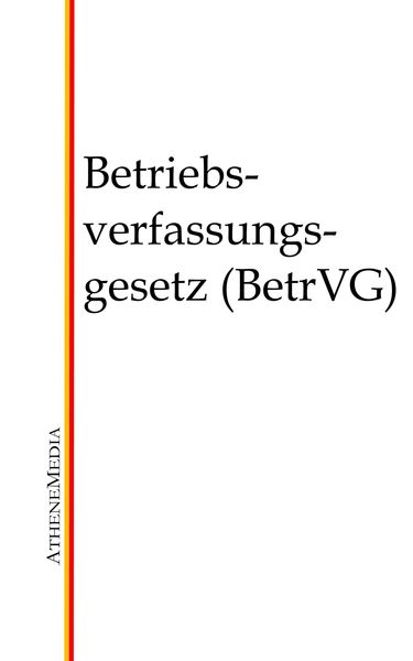 Produktbild: Betriebsverfassungsgesetz (BetrVG)