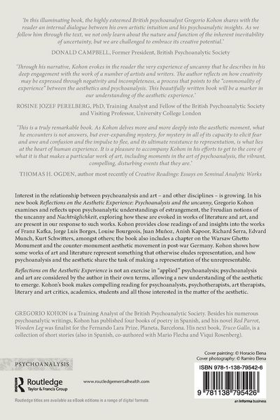 Produktbild: Reflections on the Aesthetic Experience