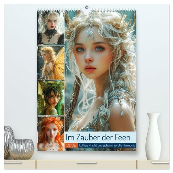 Produktbild: Im Zauber der Feen. Luftige Pracht und geheimnisvolle Harmonie (hochwertiger Premium Wandkalender 2026 DIN A2 hoch), Kunstdruck in Hochglanz