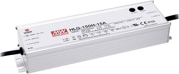 Produktbild: MEAN WELL HLG-150H-30A LED-Treiber, LED-Trafo Konstantspannung, Konstantstrom 150 W 5 A 30 V/DC PFC-Schaltkreis, &Uuml;berlastschutz, einstellbar 1 St.