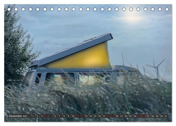 Produktbild: Vanlife - Gl&uuml;cklich auf vier R&auml;dern (Tischkalender 2027 DIN A5 quer), CALVENDO Monatskalender