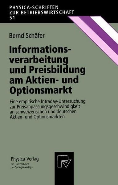 Produktbild: Informationsverarbeitung und Preisbildung am Aktien- und Optionsmarkt