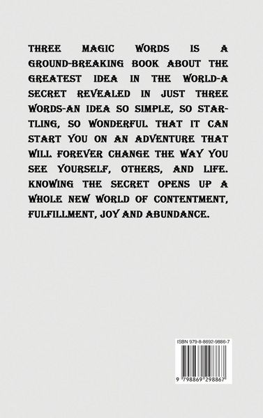Produktbild: Three Magic Words