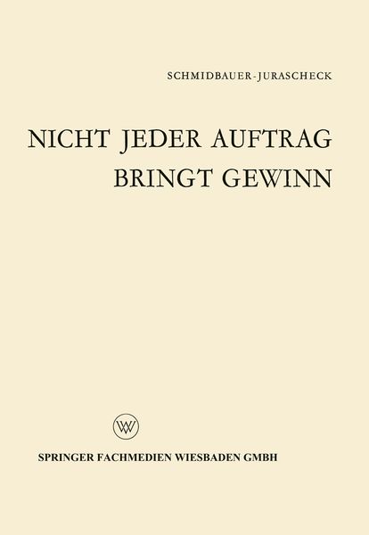 Produktbild: Nicht jeder Auftrag bringt Gewinn