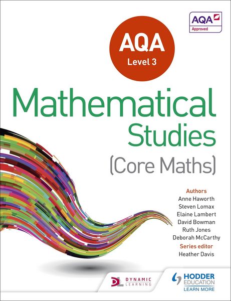 Produktbild: AQA Level 3 Certificate in Mathematical Studies