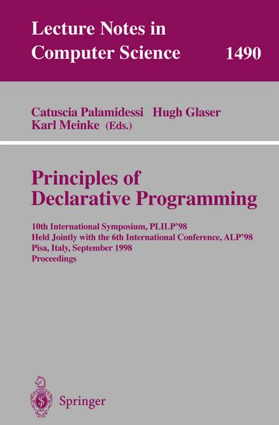 Produktbild: Principles of Declarative Programming