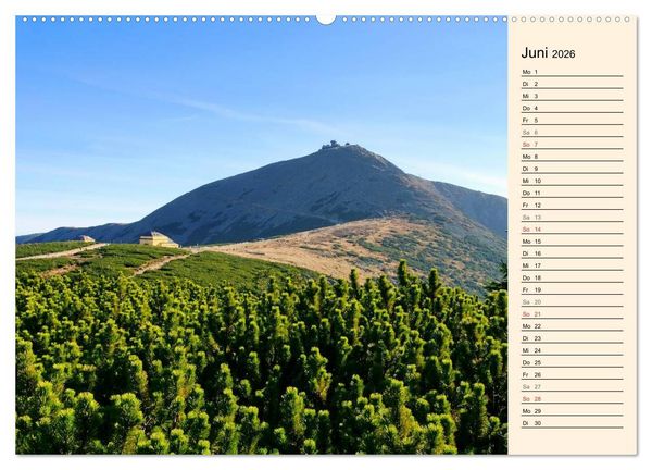 Produktbild: Riesengebirge (hochwertiger Premium Wandkalender 2026 DIN A2 quer), Kunstdruck in Hochglanz