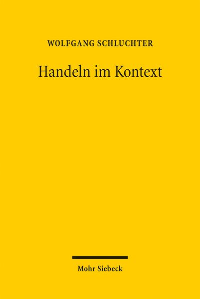 Produktbild: Handeln im Kontext