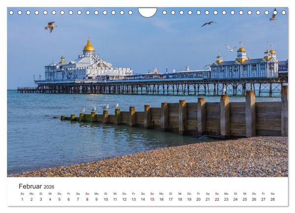 Produktbild: Eastbourne an Englands S&uuml;dk&uuml;ste (Wandkalender 2026 DIN A4 quer), CALVENDO Monatskalender