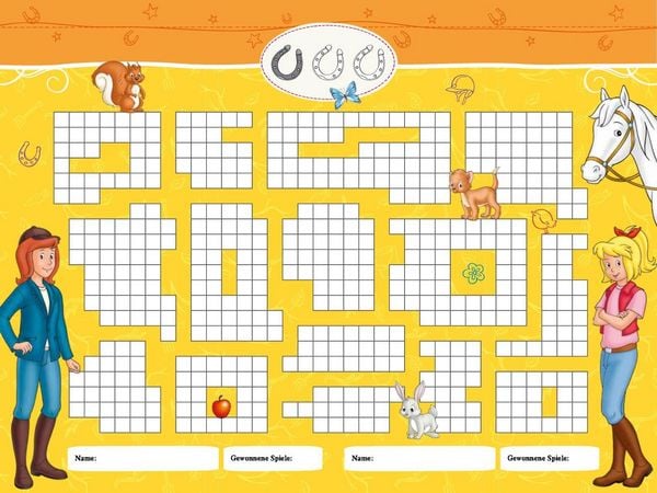Produktbild: Bibi & Tina K&auml;sek&auml;stchen Spieleblock