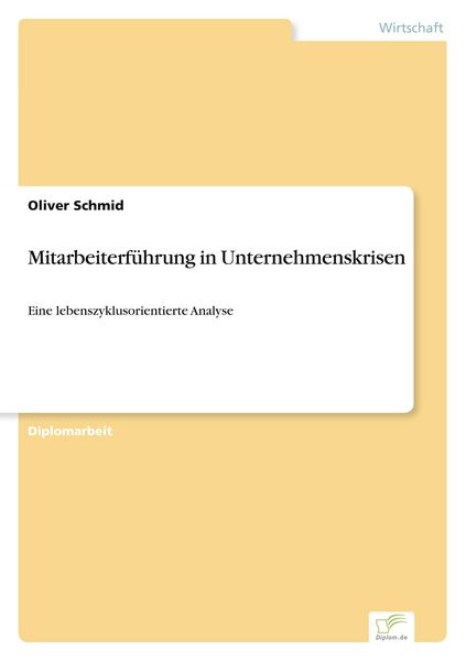 Produktbild: Mitarbeiterf&uuml;hrung in Unternehmenskrisen