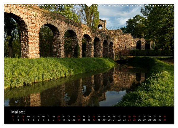 Produktbild: Schwetzingen - Ein Spaziergang durch die Perle der Kurpfalz (hochwertiger Premium Wandkalender 2026 DIN A2 quer), Kunstdruck in Hochglanz