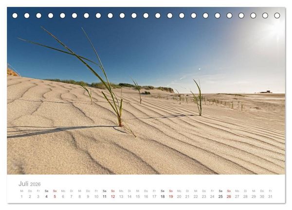 Produktbild: St. Peter-Ording. Deutschlands gr&ouml;&szlig;te Sandkiste (Tischkalender 2026 DIN A5 quer), CALVENDO Monatskalender