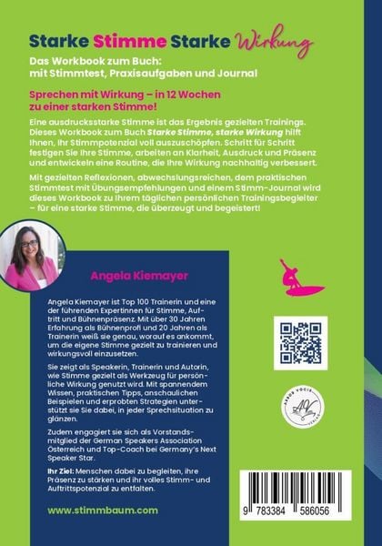 Produktbild: Starke Stimme, Starke Wirkung - Das WORKBOOK zum Buch