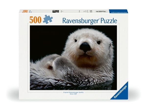 Produktbild: Erwachsenenpuzzle 500 Teile - S&uuml;&szlig;er kleiner Otter