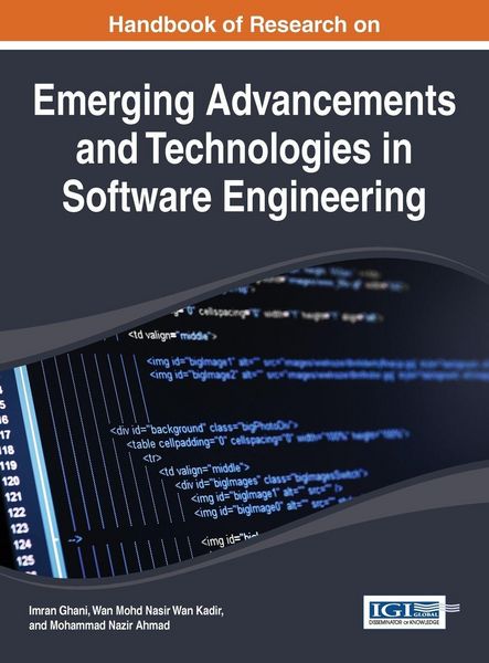 Produktbild: Handbook of Research on Emerging Advancements and Technologies in Software Engineering