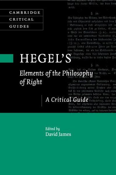 Produktbild: Hegel's 'Elements of the Philosophy of Right'