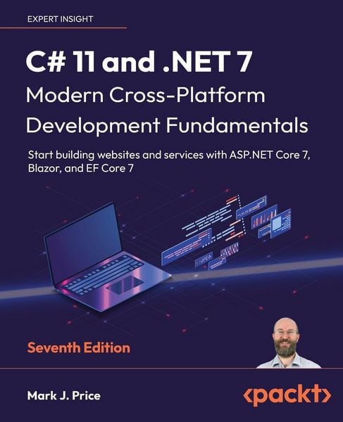 Produktbild: C# 11 and .NET 7 - Modern Cross-Platform Development Fundamentals - Seventh Edition