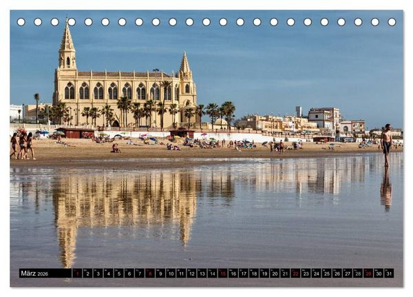 Produktbild: Farbenpr&auml;chtiges Andalusien (Tischkalender 2026 DIN A5 quer), CALVENDO Monatskalender