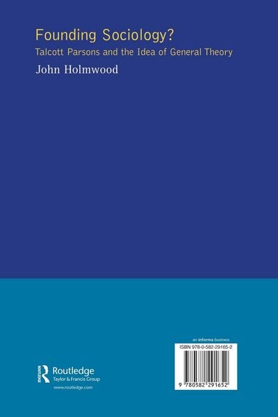 Produktbild: Founding Sociology? Talcott Parsons and the Idea of General Theory.