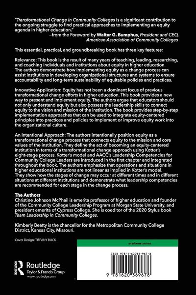 Produktbild: Transformational Change in Community Colleges