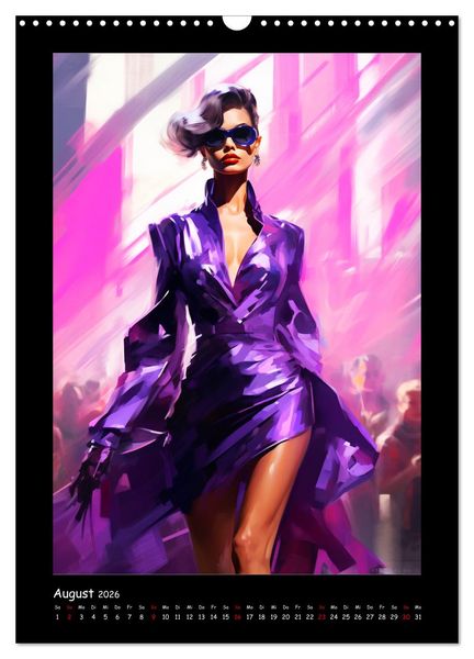 Produktbild: Cat Walk. Paintings (Wandkalender 2026 DIN A3 hoch), CALVENDO Monatskalender