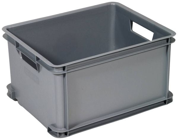 Produktbild: Curver 156011 Aufbewahrungsbox Unibox Classic L stapelbar (B x H x T) 430 x 235 x 350 mm Silber 1 St.