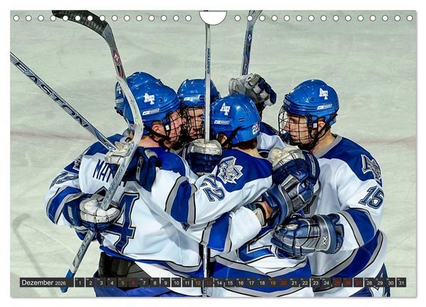 Produktbild: Eishockey - Fairplay und Schl&auml;gerei (Wandkalender 2026 DIN A4 quer), CALVENDO Monatskalender