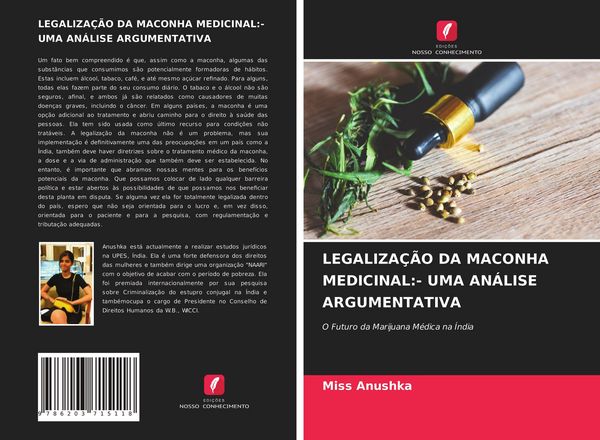 Produktbild: LEGALIZA&Ccedil;&Atilde;O DA MACONHA MEDICINAL:- UMA AN&Aacute;LISE ARGUMENTATIVA
