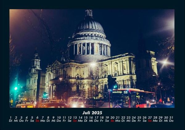 Produktbild: Londons sch&ouml;nste Seiten 2025 Fotokalender DIN A4