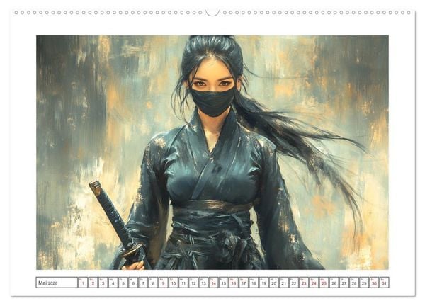 Produktbild: Mein Samurai (Wandkalender 2026 DIN A2 quer), CALVENDO Monatskalender