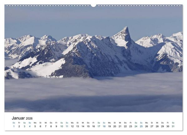 Produktbild: Stockhorn &ndash; &Uuml;ber Stock und Stein (Wandkalender 2026 DIN A2 quer), CALVENDO Monatskalender