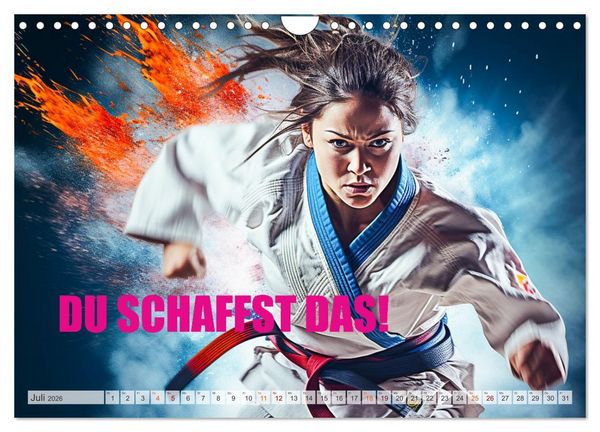 Produktbild: Judo und Motivation (Wandkalender 2026 DIN A4 quer), CALVENDO Monatskalender